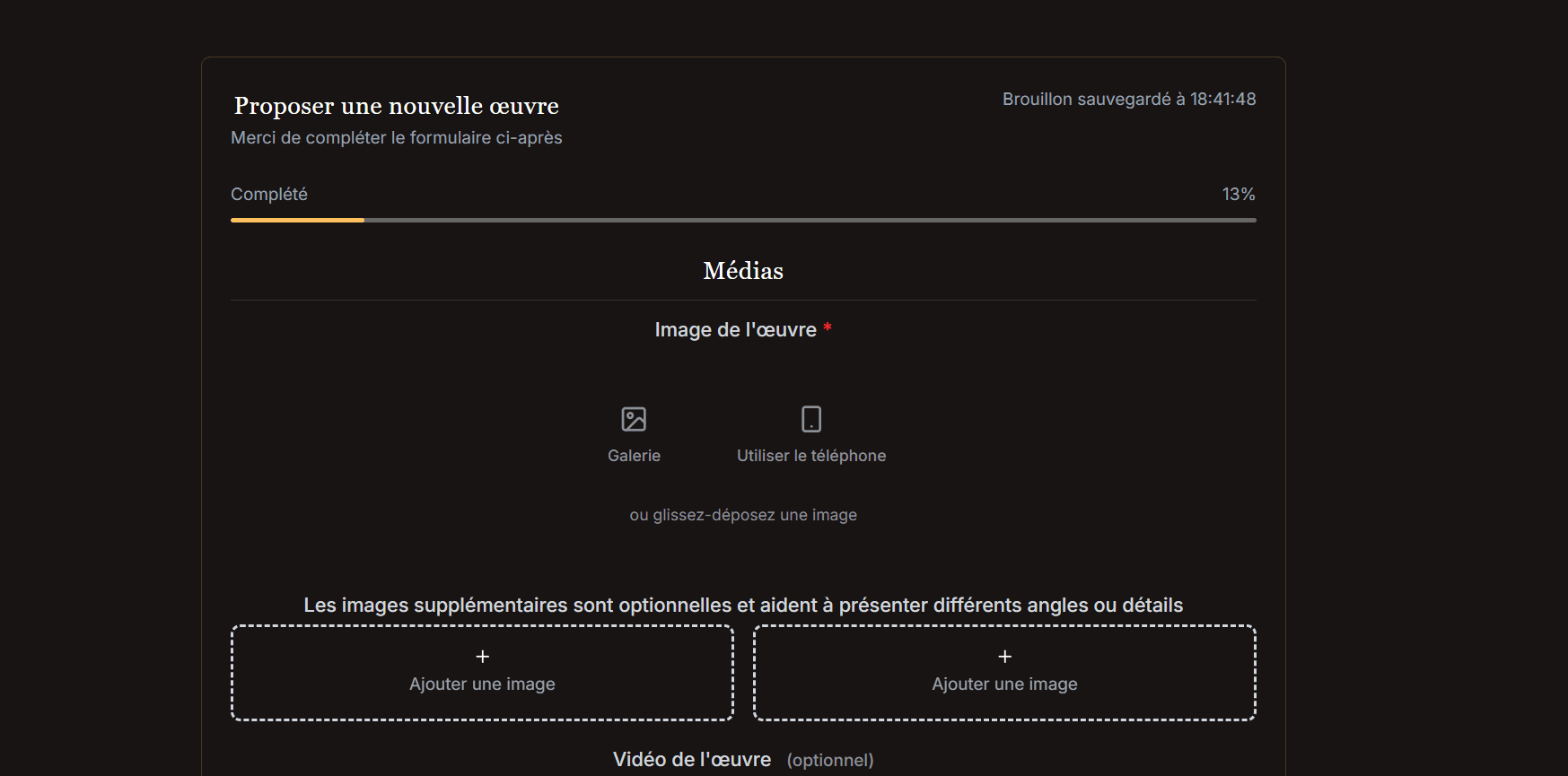 Mes œuvres REVELA | Centralisez votre collection privée gratuitement